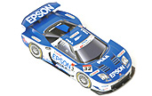 Papercraft imprimible y armable del coche racing car EPSON NSX 2005. Manualidades a Raudales.