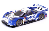 Papercraft del coche EPSON NSX 2008. Manualidades a Raudales.