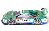Papercraft recortable del Racing Car Takata NSX 2007. Manualidades a Raudales.