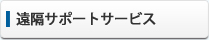 遠隔サポートサービス