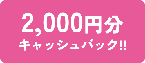2000円分キャッシュバック!