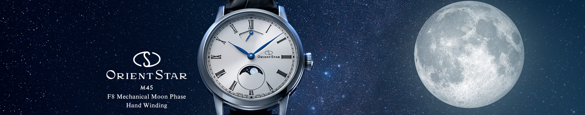 ORIENT STAR M45 F8 Mechanical Moon Phase Hand Winding