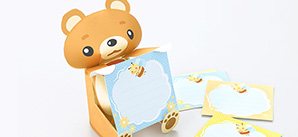 クマちゃんメモスタンド
