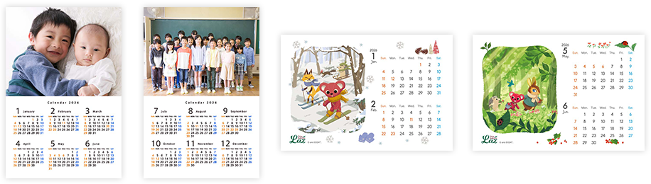 カレンダーサンプル