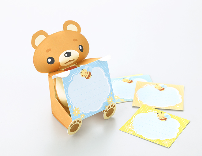 クマちゃんメモスタンド
