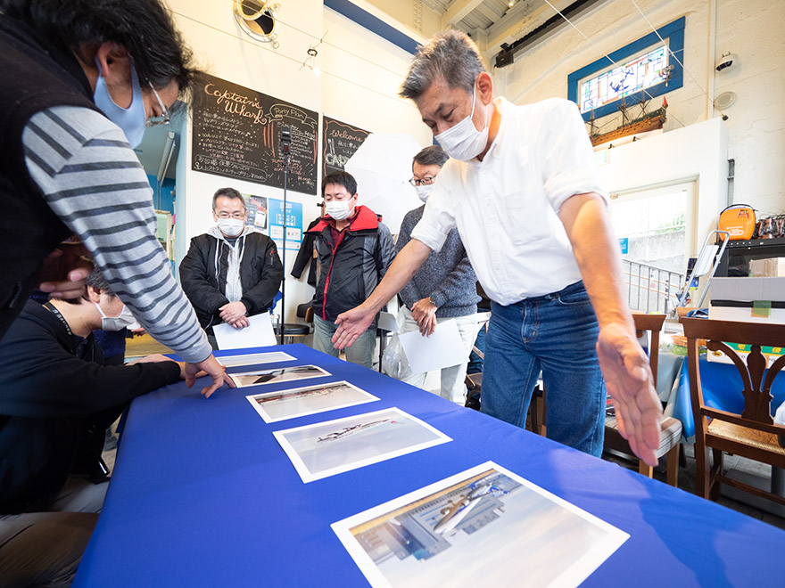 講評会の様子