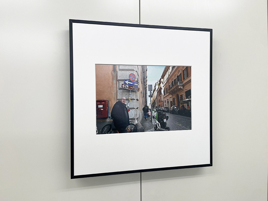 ＜アルミフレーム＞額装