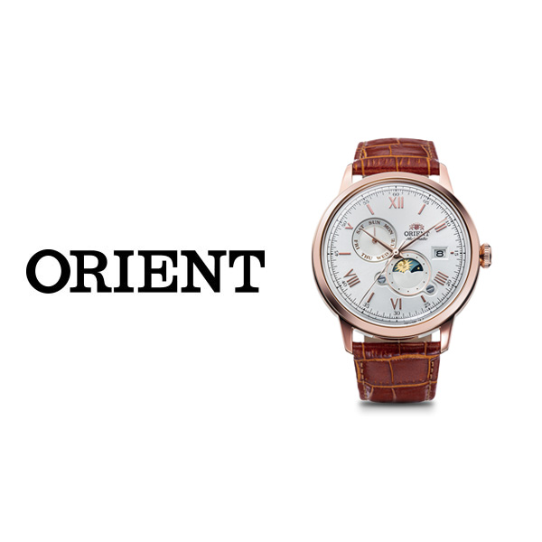 Orient」から『Orient Bambino』にサンアンドムーンとデイ・デイト表