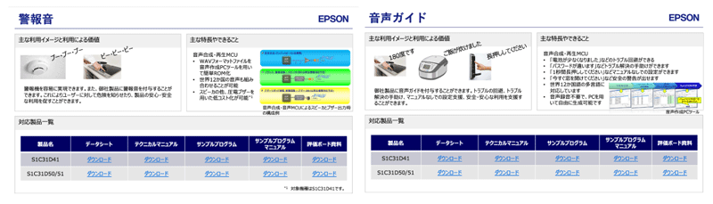 エプソンのMCUが得意なこととできること一覧