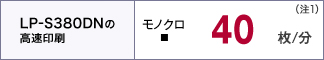 LP-380DNの高速印刷