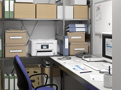 カウンターやバックヤードでも場所をとらないコンパクトボディー