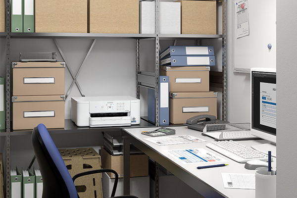 省スペースに設置。