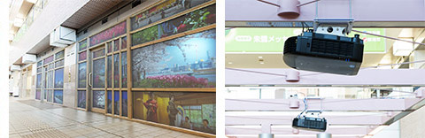 プロジェクター導入で市役所が“市の魅力発信の場”にリニューアル