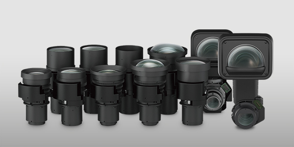 にじみのないクリアな映像を映し出す4Kサポートレンズラインアップ