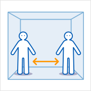 十分な距離の確保1