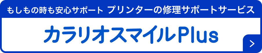もしもの時も安心サポート プリンターの修理サポートサービス カラリオスマイルPlus