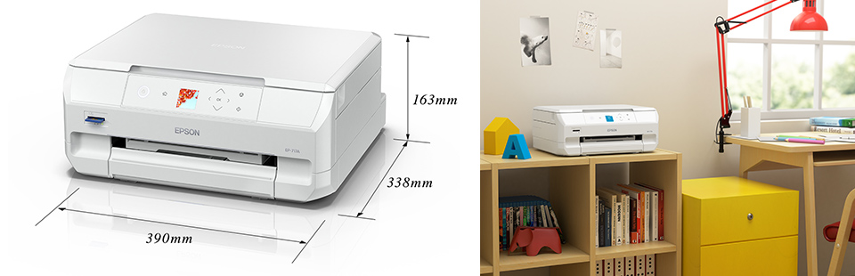 置く場所を選ばないコンパクトなボディー