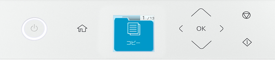 シンプルな1.44型カラー液晶を搭載し、フリップUIでカンタン操作