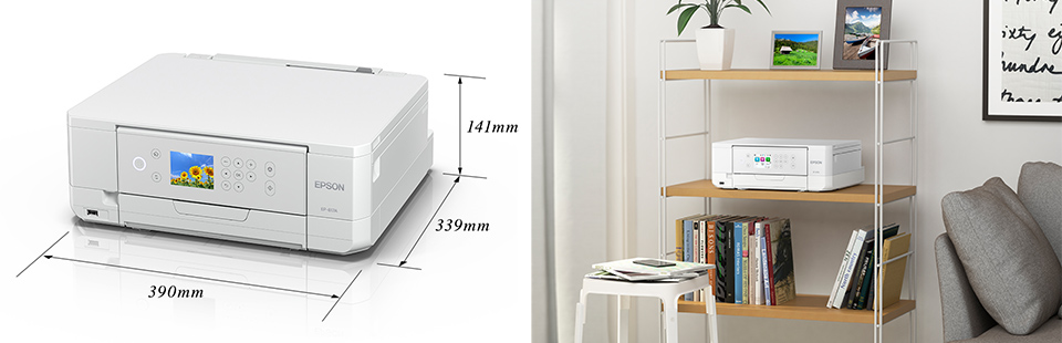 置く場所を選ばないコンパクトなボディー