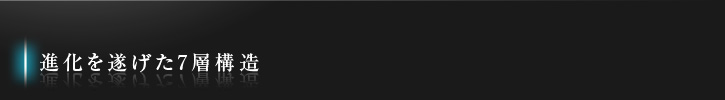 進化を遂げた7層構造