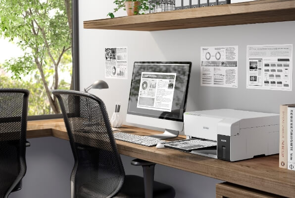 デスクサイド設置イメージ