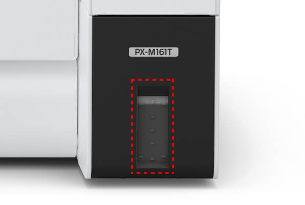 インク残量が目視で分かる