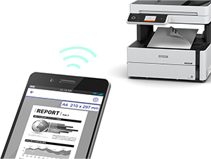 Epson iPrint 通信イメージ