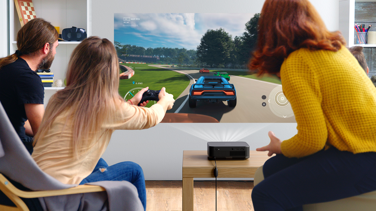 一人暮らしのプロジェクターの設置方法