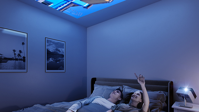 寝室用のプロジェクターを選ぶポイントは？設置方法と適した商品3選