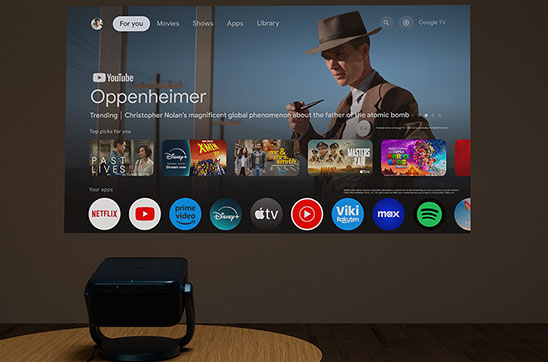Google TV™ ・スピーカー内蔵でこれ1台で楽しめる