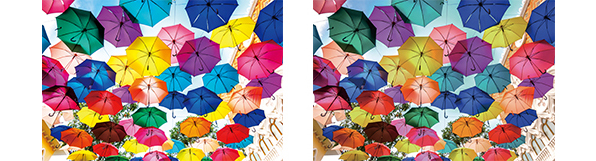 3LCDによる優れた色再現