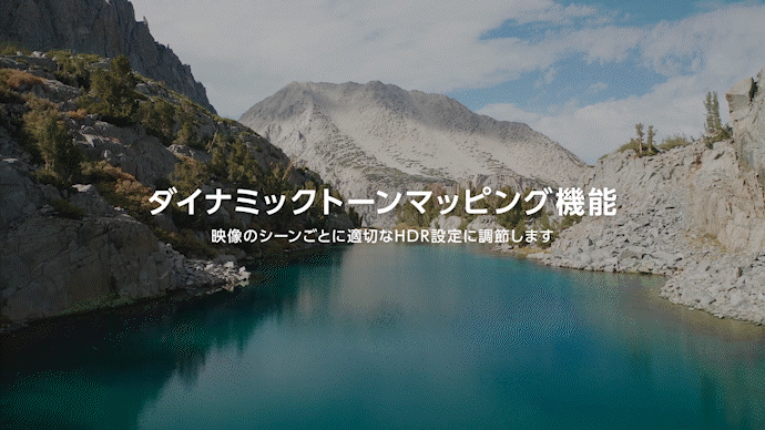 ダイナミックトーンマッピング機能