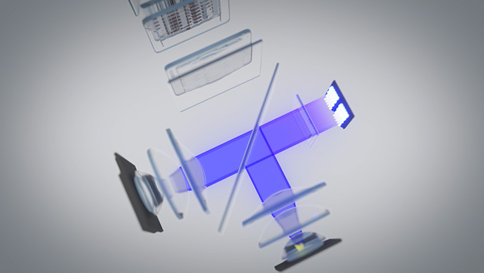 レーザー光源を採用