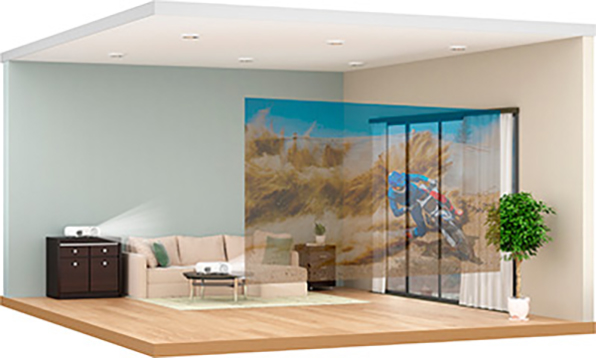 設置位置がさらに広がる、1.6倍ズームレンズ