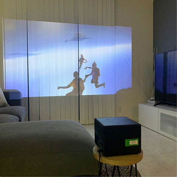 映画の投写イメージ