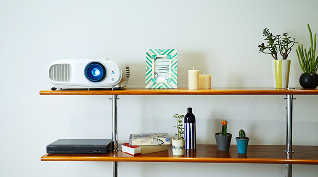 オープンシェルフ上に設置