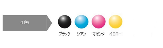 4色インク例