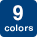 9 colors
