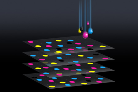 マルチレイヤーハーフトーン