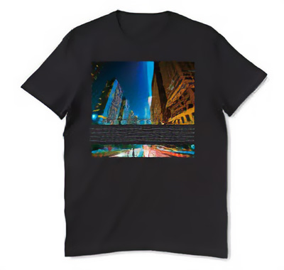 黒い生地色を生かすガーメントブラック機能