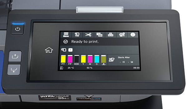 大きく使いやすい4.3インチタッチパネル搭載
      