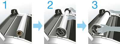 楽な姿勢でメディア交換