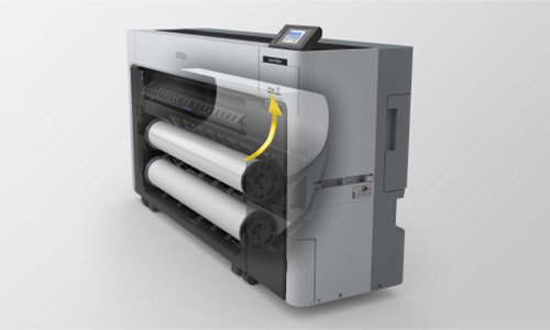 自動給紙採用により用紙のセットが簡単