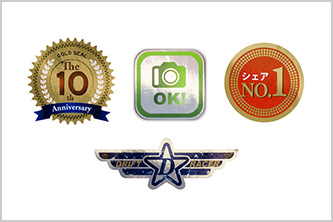 ステッカー・ラベル用途例