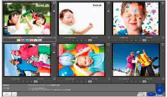 検定画面で画像データを補正