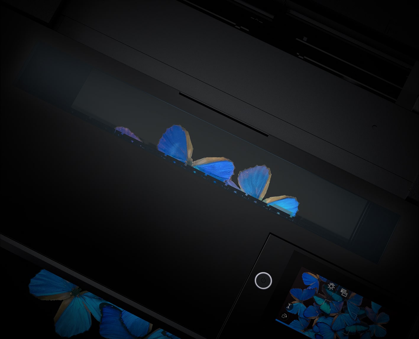 機内照明いつでも印刷状況を確認