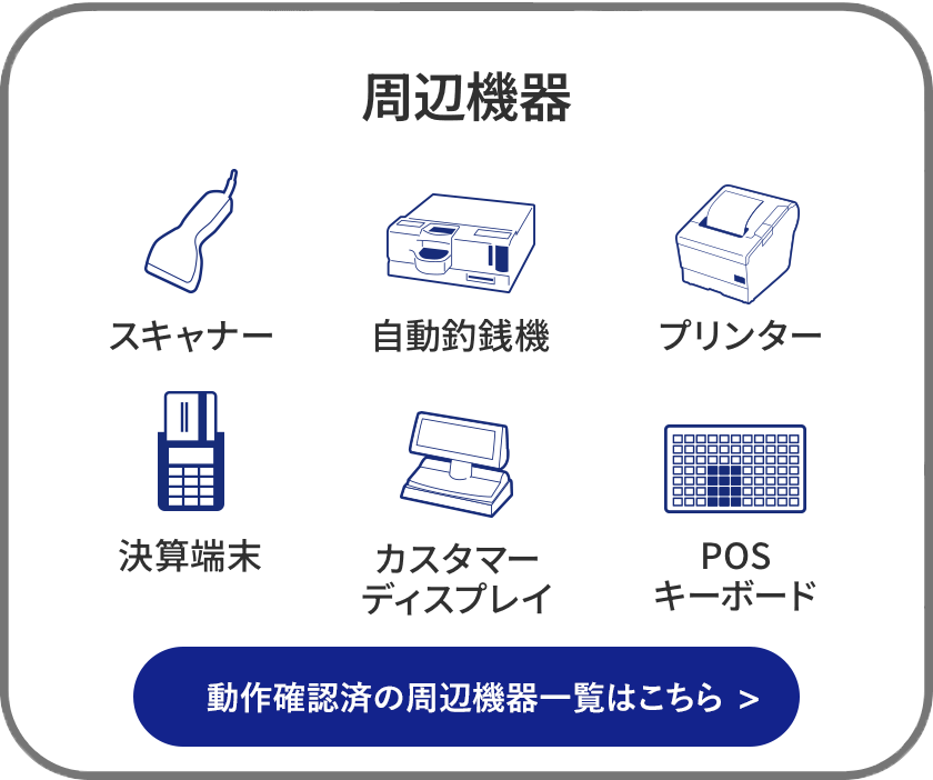 周辺機器とタブレット型POSのスマートな架け橋