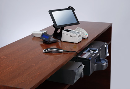 カウンター下レイアウト例