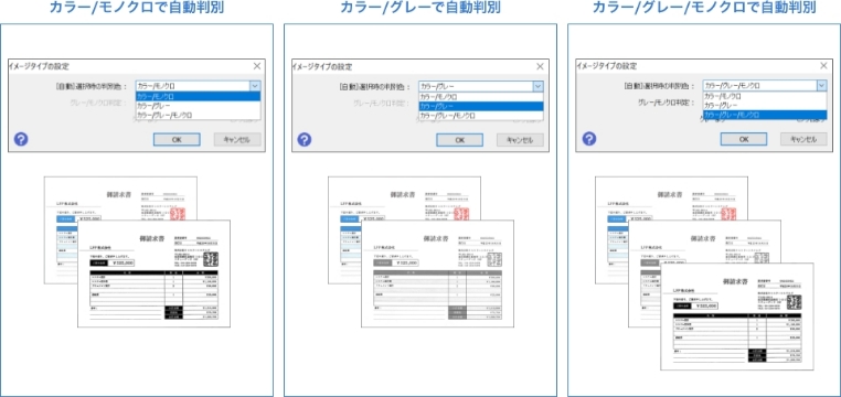 「イメージタイプ自動判別」機能　イメージ