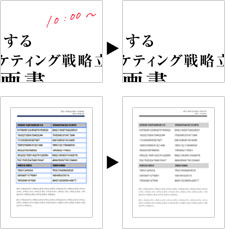 ドロップアウトカラー機能